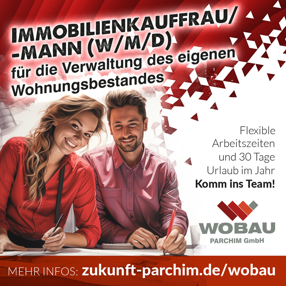 Dein neuer Job bei der WOBAu in Parchim - jetzt bewerben!